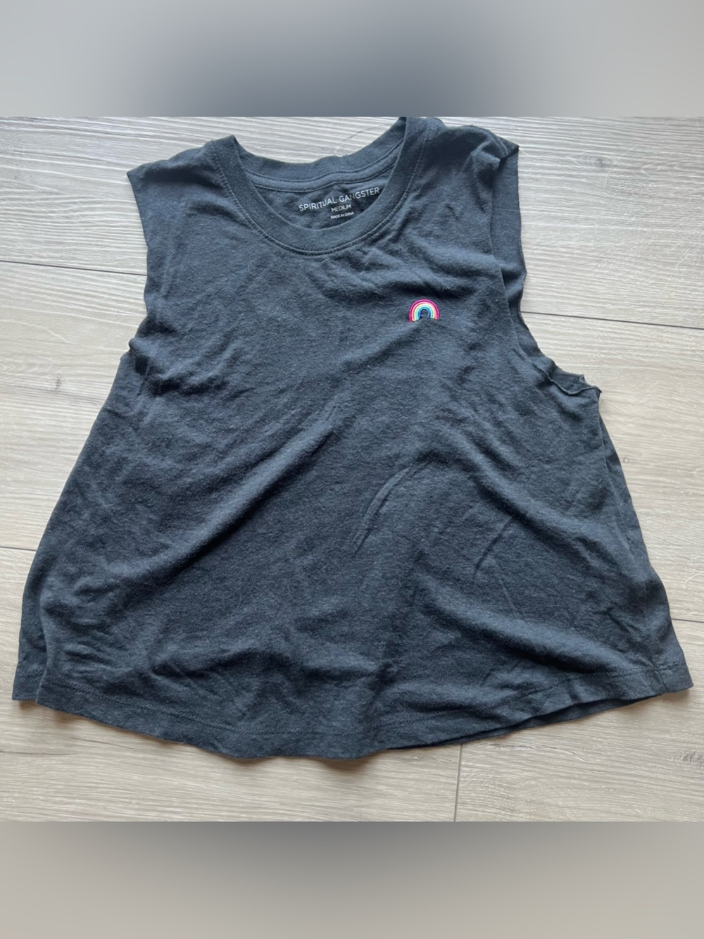 Spiritual Gangster Gratitude Crop Tank